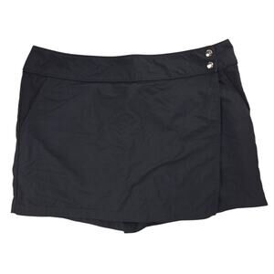 Eddie Bauer | Black, Nylon, Skort | Size 18